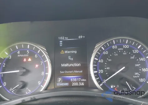 2017 Infiniti Q50 3.0T Premium из США, поврежденный, VIN JN1EV7AP3HM735607